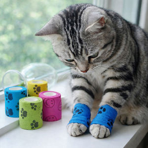 Bandage auto-adhésif pour animaux de compagnie au goût amer pour chien et chat - Product Image 2