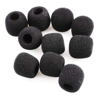 Mini-ventouse anti-bruit en mousse pour microphone de casque de studio d'enregistrement