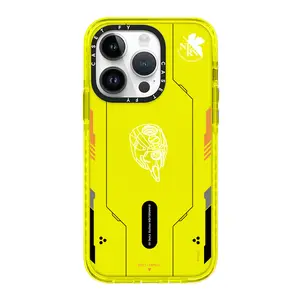 Co branded EVA first generation mecha suitable for iPhone 15 ProMax phone case 14 trendy Card 13 anti drop 12 sets