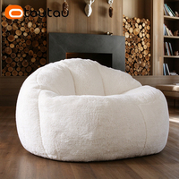 OTAUTAU Pouf de sol moderne inclinable, sans rembourrage, ottoman géant, fauteuil de relaxation, siège de sol tatami, mobilier