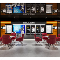Étagère de présentation robuste en métal pour pièces automobiles, rayonnage personnalisé pour pneus, pour accessoires de voiture et aménagements de magasin