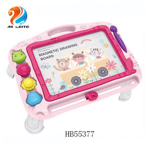 Tablet Menggambar plastik anak-anak, papan belajar edukatif magnetik 2 dalam 1 dapat dihapus - Product Image 2