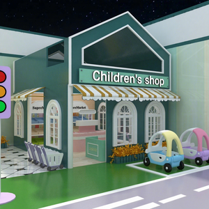 Casetta Versatile da Interno <span class=keywords><strong>per</strong></span> Giochi di Ruolo a Tema Negozio <span class=keywords><strong>per</strong></span> <span class=keywords><strong>Bambini</strong></span> Piccoli che Offre Attività di Gioco Morbido Sicure e Divertenti - Product Image 4