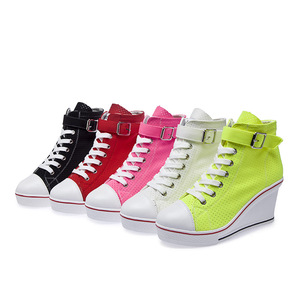 2020 primavera otoño casuales de las mujeres zapatos de cuña Zapatos cómodos de las mujeres zapatos de tacón alto - Product Image 4