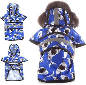 เสื้อกันฝนสำหรับสุนัขแบบกันน้ำพร้อมฮู้ดสำหรับสุนัขขนาดเล็กและขนาดกลาง เสื้อแจ็คเก็ตกันฝนสำหรับสุนัข เสื้อผ้ากันน้ำสำหรับสุนัข เสื้อกันฝนสำหรับสุนัข - Product Image 2