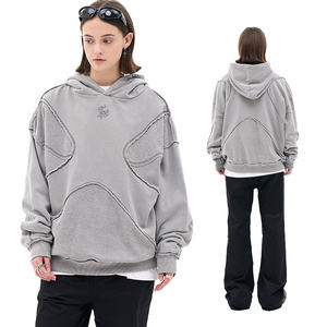 Sudaderas Unisex de Alta Calidad, Estilo Y2K, Talla Grande, Personalizadas, 100% Algodón, Teñido Liso, Transpirables, Desgastadas, Bordadas - Product Image 3