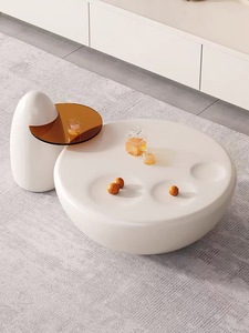 Idées de créateurs de luxe modernes nordiques Table basse pour salon Table basse en verre - Product Image 6