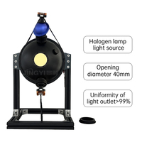 Source de lumière uniforme à double sphère intégrante 1e-7~1000lux, uniformité >99%, PTFE pour vision nocturne, calibrage hyperspectral CCD