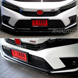 ชุดแต่งกันชนหน้า Civic Body Kit สีดำเงา สไตล์ NK สำหรับ Honda Civic รุ่นที่ 11 ปี 2021-2024 อุปกรณ์ตกแต่งรถยนต์ - Product Image 4
