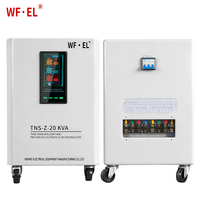 Stabilisateur de tension AC à servomoteur WF.EL 3 phases 20KVA SVC en cuivre, régulateur de tension