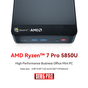 <span class=keywords><strong>Beelink</strong></span> <span class=keywords><strong>SER5</strong></span> <span class=keywords><strong>PRO</strong></span> AMD R7 5850U Win11 Mini PC WiFi 6 BT5.2 1000M Memoria expandible hasta 2TB SSD Soporte 2,5 "STA HDD - Product Image 4