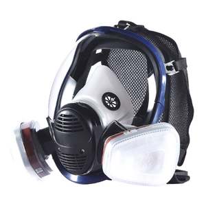 Masker <span class=keywords><strong>respirator</strong></span> untuk pekerja, filter tunggal murah karbon aktif kartrid tahan debu <span class=keywords><strong>np305</strong></span> cat keselamatan kimia dapat digunakan kembali - Product Image 1