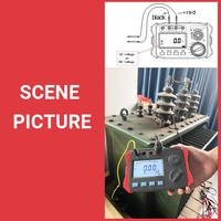 Testeur numérique de résistance d'isolement, mégohmmètre 50GOhm, 4 tensions 100-1000V AC/DC, 1000V, 500 données USB