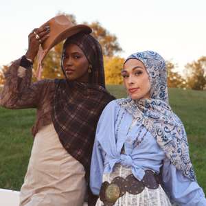 Hijab en modal imprimé pour femme, design tartan musulman, respirant, 4 saisons, élégant et modeste, avec logo personnalisé, le plus vendu 2026 - Product Image 1