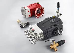 Pompe à <span class=keywords><strong>piston</strong></span> triplex en céramique sous <span class=keywords><strong>pression</strong></span> 74L 200bar pour le nettoyage des eaux usées - Product Image 3