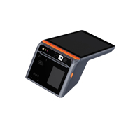 Terminal de point de vente portable Android 14, écran tactile HD+ de 8 pouces avec imprimante thermique de 80 mm, NFC, 4G, GPS, WiFi et Bluetooth pour la vente au détail