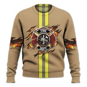 Sudadera Unisex con Estampado Personalizado de Bombero, Regalo para Bombero, Rescate, Héroe, Equipo, Sudadera de Forro Polar Cálida para Invierno - Product Image 2