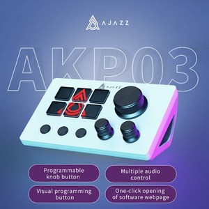 AJAZZ AKP03E Contrôleur Multimédia de Bureau 6 Touches LCD 3 Boutons Rotatifs pour Mixage Audio Gestion Logiciels de Streaming - Product Image 2