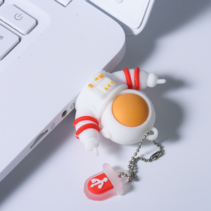 2D 3D Silicone Pendrive PVC cao su phi hành gia Bút USB <span class=keywords><strong>Flash</strong></span> Drive Quà Tặng 64GB 32GB 16GB USB Key Bộ nhớ Stick flashdisk - Product Image 3