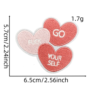 Juego de parches bordados de hierro <span class=keywords><strong>feminista</strong></span> Girl Power Quote Applique Badge para chaqueta, bolso, sombrero, decoración DIY - Product Image 3