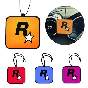 Trend Car Fragrance R Star Car Long-lasting Aromatherapy Fragrance Piece Net Red Pendant Decoration Car Deodorization