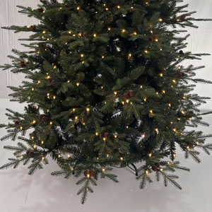 Cao Cấp Màu Xanh Lá Cây Vân sam Xmas Cây 4ft 5ft 6ft 7ft Thông Nón Bản Lề Chi Nhánh Nhân Tạo Cây Giáng Sinh Với Có Thể Gập Lại Kim Loại Đứng - Product Image 4