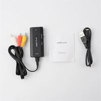 100cm 3FT HDMI vers AV vers HDMI RCA Câble 1080P AV2HDMI HDMI2AV Signal numérique 3rca Convertisseur Câble Box pour TV VHS DVD Records