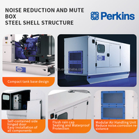 Générateur diesel Perkins 40KW/50KVA ATS super silencieux, moteur Perkins, générateur diesel 230/400V refroidi par eau, puissance de secours