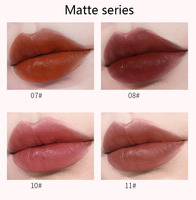 Rouge à Lèvres Nude Bio Tube Or Rose de Luxe de Marque Privée avec Acide Hyaluronique SPF 30 Baume à Lèvres Hydratant Naturel