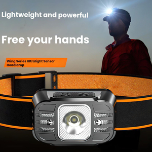 Lampe frontale rechargeable USB haute puissance pour le camping, la course à pied, la pêche, la chasse, le vélo, étanche, avec capteur LED - Product Image 4