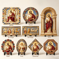 Artisanat en résine personnalisé, plaque en relief 3D, Art déco, Saint Matthieu, évangéliste, décoration murale pour la maison, cadeau, ornement de l'Église catholique
