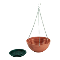 Vente en gros pot de fleurs suspendu coloré pot de fleurs de jardin en plastique de 1 gallon