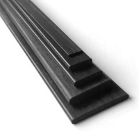 OEM Pultrusie Koolstofvezelversterkte Strip Drop Bar Flat Aero Roll Bar Unidirectioneel Pultrusie Koolstofvezel Flat CFRP Strip