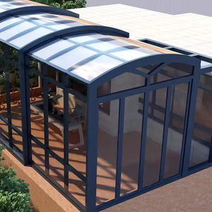 Sunnyjoy <span class=keywords><strong>Solarium</strong></span> extérieur commercial 4 saisons en aluminium avec pergola Maisons en verre et véranda pour usage domestique - Product Image 1
