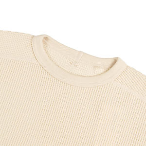 เสื้อยืดแขนยาวคอกลมลายโลโก้แบบกำหนดเองสำหรับผู้ชาย สไตล์ลำลอง ผ้าฝ้ายแท้ 100% ระบายอากาศได้ดี คุณภาพสูง - Product Image 3