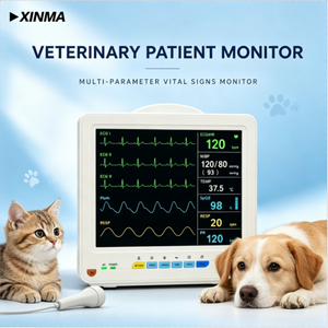 Moniteur patient vétérinaire, moniteur de signes vitaux, appareil ECG vétérinaire pour animaux de petite et grande taille - Product Image 1