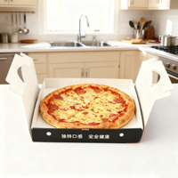 Boîte à pizza imprimée sur mesure 7 8 9 10 12 15 16 18 pouces emballage 33x33 40x40 impression de boîte de livraison de pizza avec logo et design