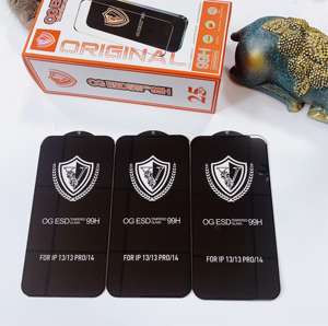 OG ESD Full Glue Protector de pantalla de teléfono móvil para <span class=keywords><strong>Iphone</strong></span> 13 <span class=keywords><strong>12</strong></span> 14 <span class=keywords><strong>Pro</strong></span> <span class=keywords><strong>Max</strong></span> 9h 6d 2.5d Hd vidrio templado para <span class=keywords><strong>Iphone</strong></span> 15 <span class=keywords><strong>pro</strong></span> <span class=keywords><strong>Max</strong></span> - Product Image 4