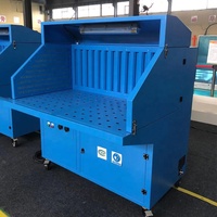 Nouvelle table de ponçage mobile industrielle à double bras avec filtre HEPA 2400m/h pour l'élimination des poussières de meulage, en acier au carbone, 3kW 380V