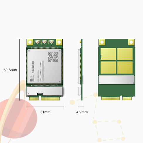 SIMCOM SIM8230C-PCIE Lightweight 5G Global Communication Module RedCap Low Power Ethernet & Communication 8230C A8230 SIM8230