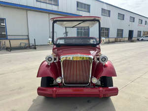 Coche Eléctrico Pequeño de Estilo Clásico Retro, Coche Familiar, Atracción Turística, Autobús Turístico de Estilo Antiguo - Product Image 5