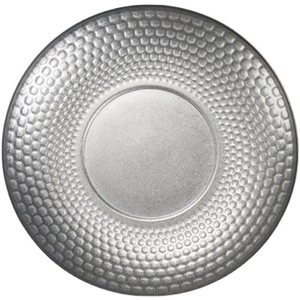 Stainless Steel Plate Hammered Texture Gold <b>Silver</b> Snack Dessert Plate Hotel <b>Coffee</b> Tea Use - Product Image 4