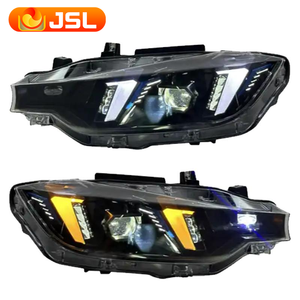 Para <span class=keywords><strong>BMW</strong></span> Serie 3 F30 Faro mejorado <span class=keywords><strong>318i</strong></span> 320i 325i 328i 330i 335i F35 2012-2019 Proyector LED Faro DRL Dinámico Retrofit - Product Image 1