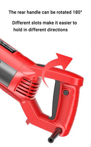 Máy cắt tường bê tông ướt điện GLGW bán chạy, 220V, cấp công nghiệp, tự làm, cầm tay, dụng cụ tạo rãnh, hộp đựng, đường kính 0-42mm, đầu tròn - Product Image 5