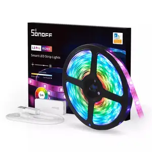 Alexa Google Home Sonoff L3 Pro LED Strip APP Controlled Waterproof Smart flexible RGB Lights smart led strip