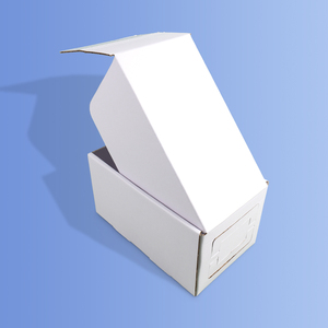 Bán buôn Tùy chỉnh màu trắng Vận chuyển hộp sóng giấy gói hộp tay - Product Image 4