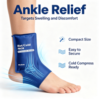 Compresse thermique en gel réutilisable personnalisée, pour soulager la douleur, thérapie par chaleur et froid, enveloppement thermique