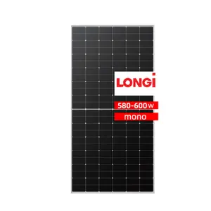 高品质最新LONGI HiMO 6 Explorer LR5-72HTH 580W太阳能电池板570W 560W 585W a级光伏组件上市