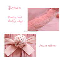Peignoir Sexy Transparent en Plumes Longue Robe de Nuit en Fourrure Shinein pour Femme