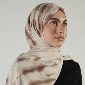Customizable Logo Luxurious Muslim Modal Hijab <b>Print</b> Scarf Customizable Breathable <b>Islamic</b> Modest Lightweight Durable - Product Image 1